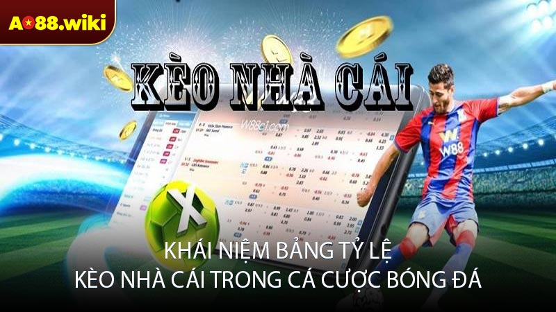 Khái niệm bảng tỷ lệ kèo nhà cái trong cá cược bóng đá